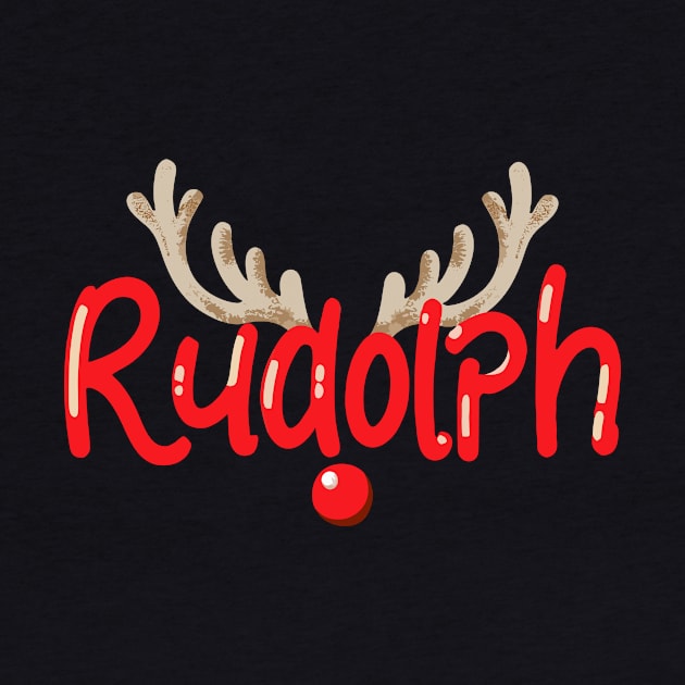 Most Likely To Try Ride Rudolph Couples Christmas Funny by AimArtStudio